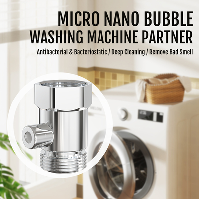 2024 Najnowsze błyszczące mosiądz z stali nierdzewnej Mikro Nano Bubble Nozzle do pralki