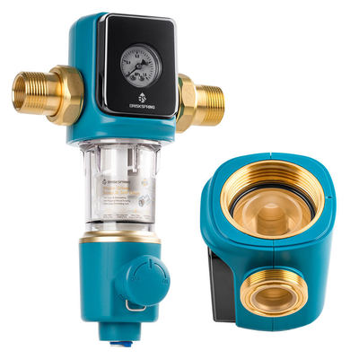 Premium 40 mikronów przedfiltr osadów z BPA Free Auto Backwash Scraper do użytku domowego