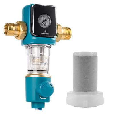 Premium 40 mikronów przedfiltr osadów z BPA Free Auto Backwash Scraper do użytku domowego