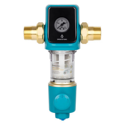 Bez BPA wstępny filtr osadów z syfonem do płukania zwrotnego