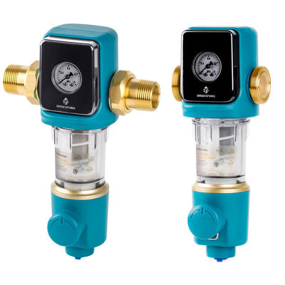 BPA Free Auto Flush 40 Mikron Siphon Spin Down Pre Filter dla domowego systemu wodociągowego z zintegrowanym oczyszczaczem skraplacza