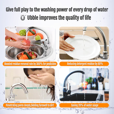 Hot Selling Premium Solid Brass Ultra-Fine Micro Nano Bubble Maker for Skin Cleansing with Direct Tap Water Connection