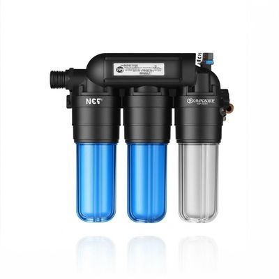 NSF Certified Intelligent Touch Screen Anti Freeze Water Prefilter with 1-99 Days Adjustable Cleaning Interval and Automatic Spin Down Filter