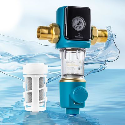 Premium 40 mikronów przedfiltr osadów z BPA Free Auto Backwash Scraper do użytku domowego