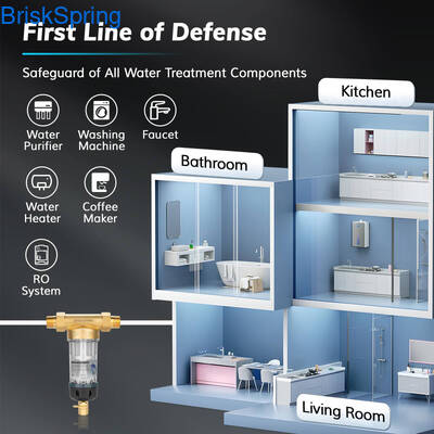 Filtr wstępny do wody 3/4 cala z przepływem 5T/H i funkcją samoczyszczenia do użytku domowego
