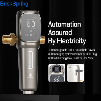 Całkowicie automatyczny wstępny filtr inteligentny filtr osadów, automatycznie płukanie całego domu wstępny filtr wody do ochrony hydrauliki domowej