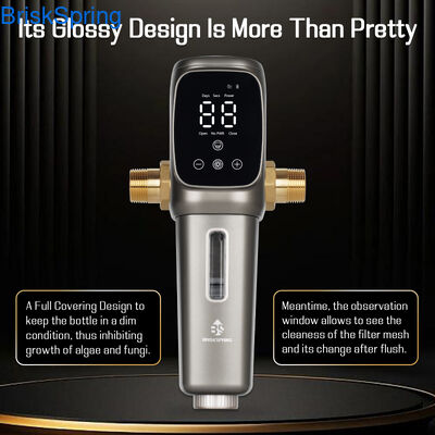 Całkowicie automatyczny wstępny filtr inteligentny filtr osadów, automatycznie płukanie całego domu wstępny filtr wody do ochrony hydrauliki domowej