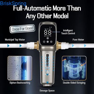 40 mikronów W pełni automatyczny, wielokrotnie używalny filtr osadów do przedfiltrowania całego domu