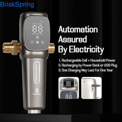 40 mikronów W pełni automatyczny, wielokrotnie używalny filtr osadów do przedfiltrowania całego domu