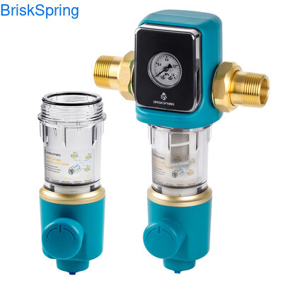 Lekkie przedfiltrowanie wody dla całego domu z strukturą antyblokadową ze stali nierdzewnej klasy spożywczej i przepływem 22 GPM