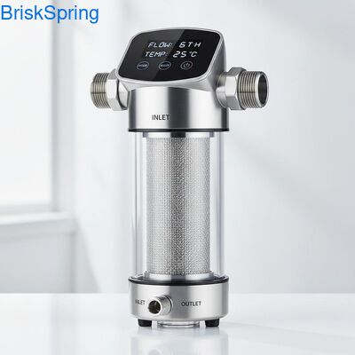 Wysoki przepływ 6T H 316L Woda z sieci ze stali nierdzewnej Filtr wodny dla całego domu z kontrolą dotykową