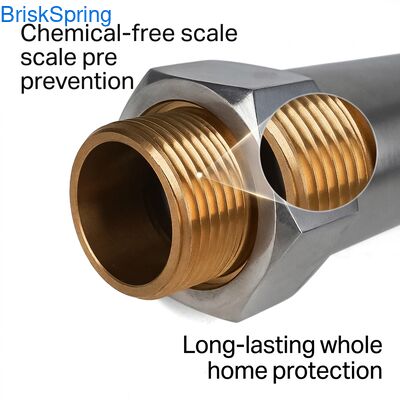 Bezsolny uzdatniacz wody do całego domu | Ekologiczne zapobieganie kamieniowi dla zdrowszej skóry, włosów i urządzeń domowych