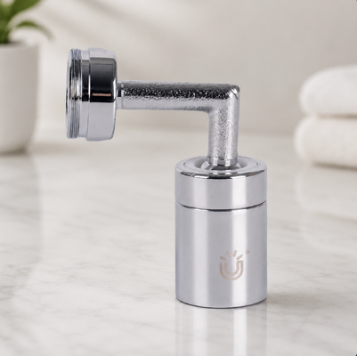 Extended Offset 720 Degree Rotatable Micro Nano Bubble Faucet Aerator with M22 M24 Connection