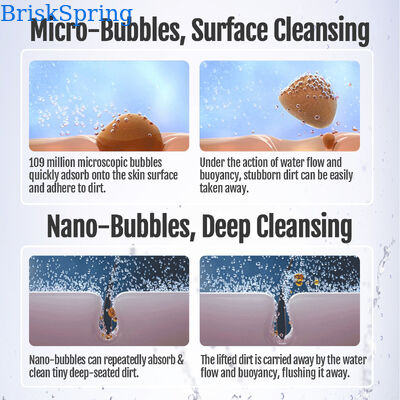 1440° Multi-Joint Rotation Micro Nano Bubble Faucet Aerator with 1.09 × 10⁸ ± 1.65 × 10⁷ particles/ml Bubble Concentration and H59-1 Brass + SUS304 Stainless Steel Construction