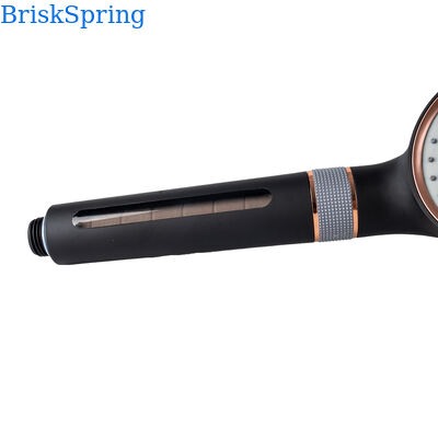 Czarna Róża Złota Mikro Nano Bubble Shower Head 3 tryby rozpylania Oszczędność wody Prysznic przenośny