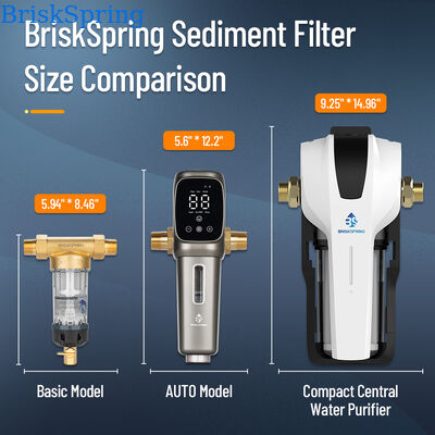 Heavy Duty High Pressure Water Pre Filter Whole House Water Filter with Quick Change Cartridge Central Water Purifier