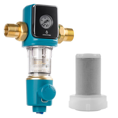 Premium 40 mikronów przedfiltr osadów z BPA Free Auto Backwash Scraper do użytku domowego