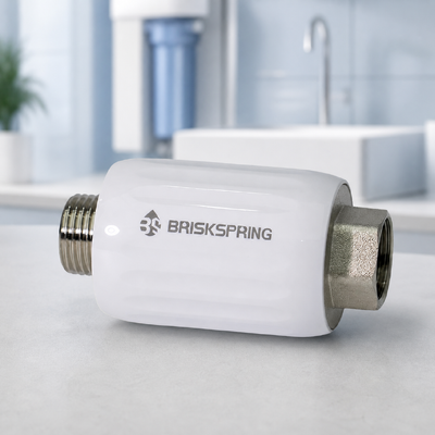 Salt-Free Compact Inline Water Descaler with High Efficiency Limescale Prevention for Home Use